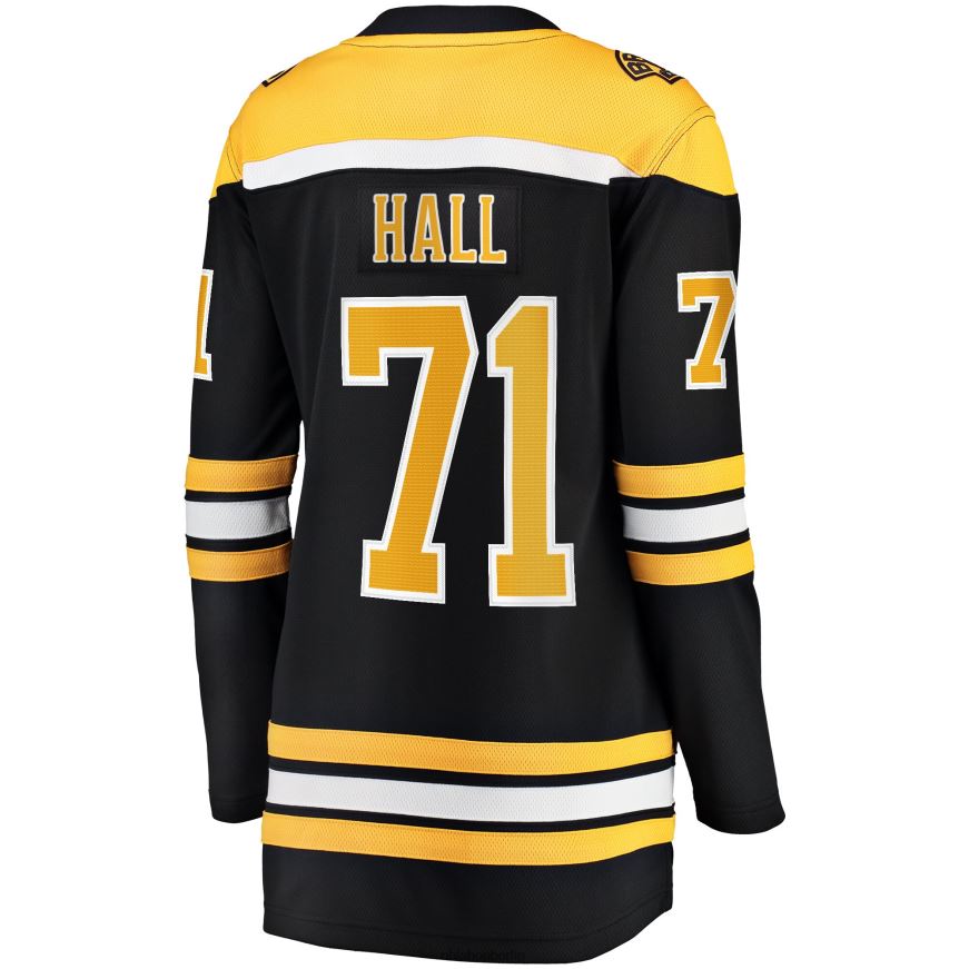 Frauen NHL Boston Bruins Taylor Hall Fanatics Branded Black 2017/18 Heim-Breakaway-Replica-Trikot Kleidung BF680T573