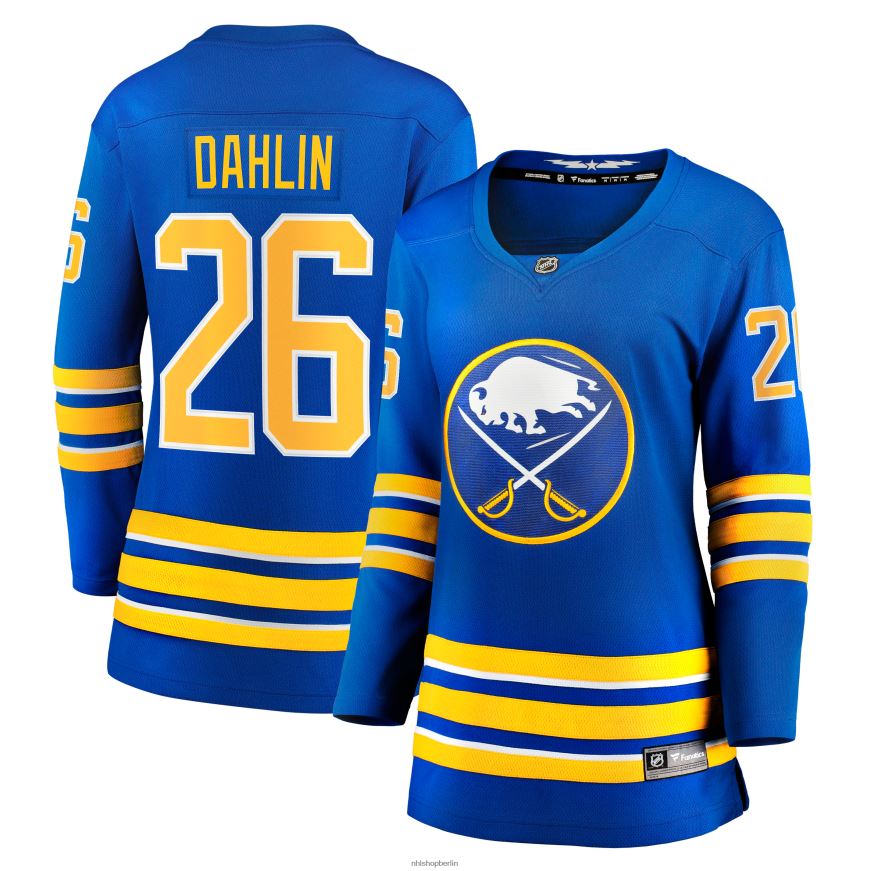 Frauen NHL Buffalo Sabres Rasmus Dahlin Fanatics-Heimtrikot mit Fanatics-Logo Kleidung BF680T1449