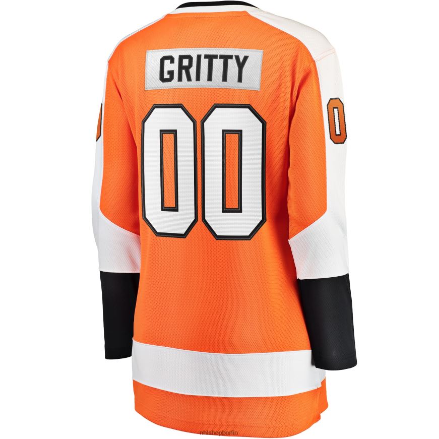 Frauen NHL Orangefarbenes Breakaway-Spielertrikot der Philadelphia Flyers mit Logo der Gritty Fanatics Kleidung BF680T1048