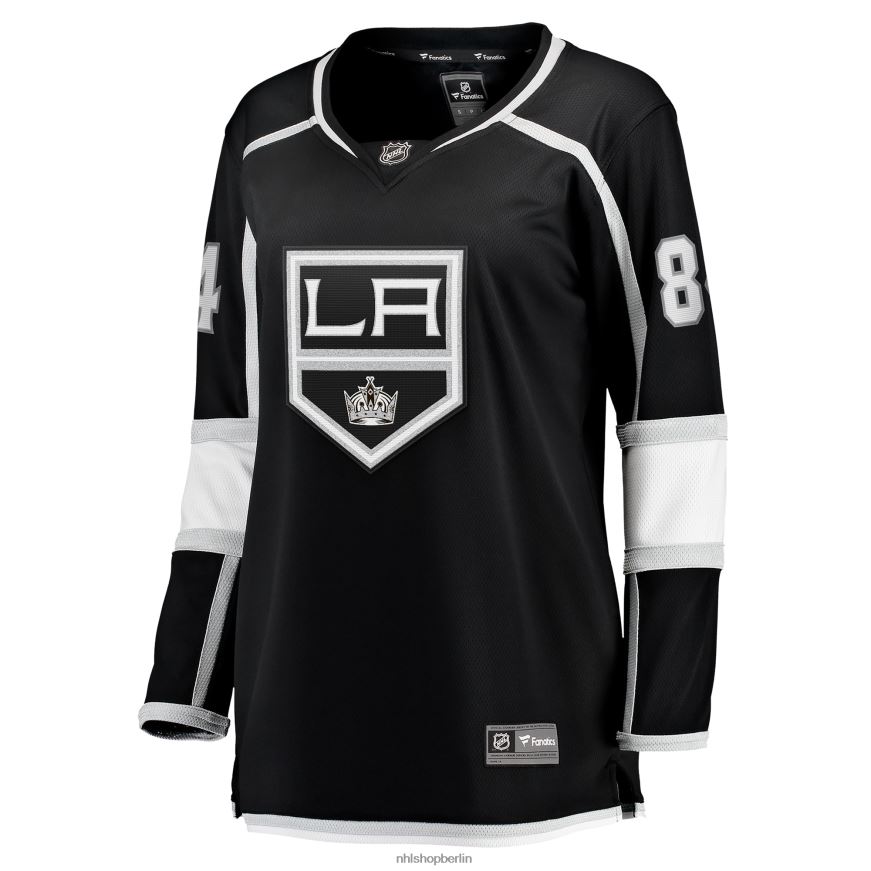 Frauen NHL Schwarzes Breakaway-Heimtrikot der Los Angeles Kings mit Fanatiker-Logo von Vladislav Gavrikov Kleidung BF680T1662