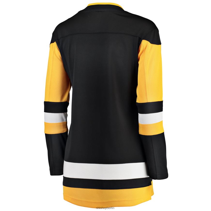 Frauen NHL Schwarzes Breakaway-Heimtrikot der Pittsburgh Penguins mit Fanatics-Logo Kleidung BF680T908