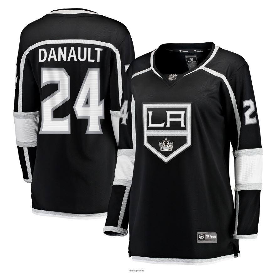 Frauen NHL Schwarzes Breakaway-Spielertrikot der Los Angeles Kings mit Fanatics-Logo von Phillip Danault Kleidung BF680T1650
