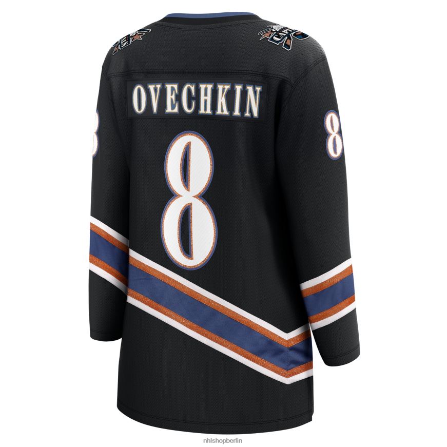 Frauen NHL Washington Capitals Alexander Ovechkin Fanatics Branded Black Special Edition 20 Breakaway-Spielertrikot Kleidung BF680T354