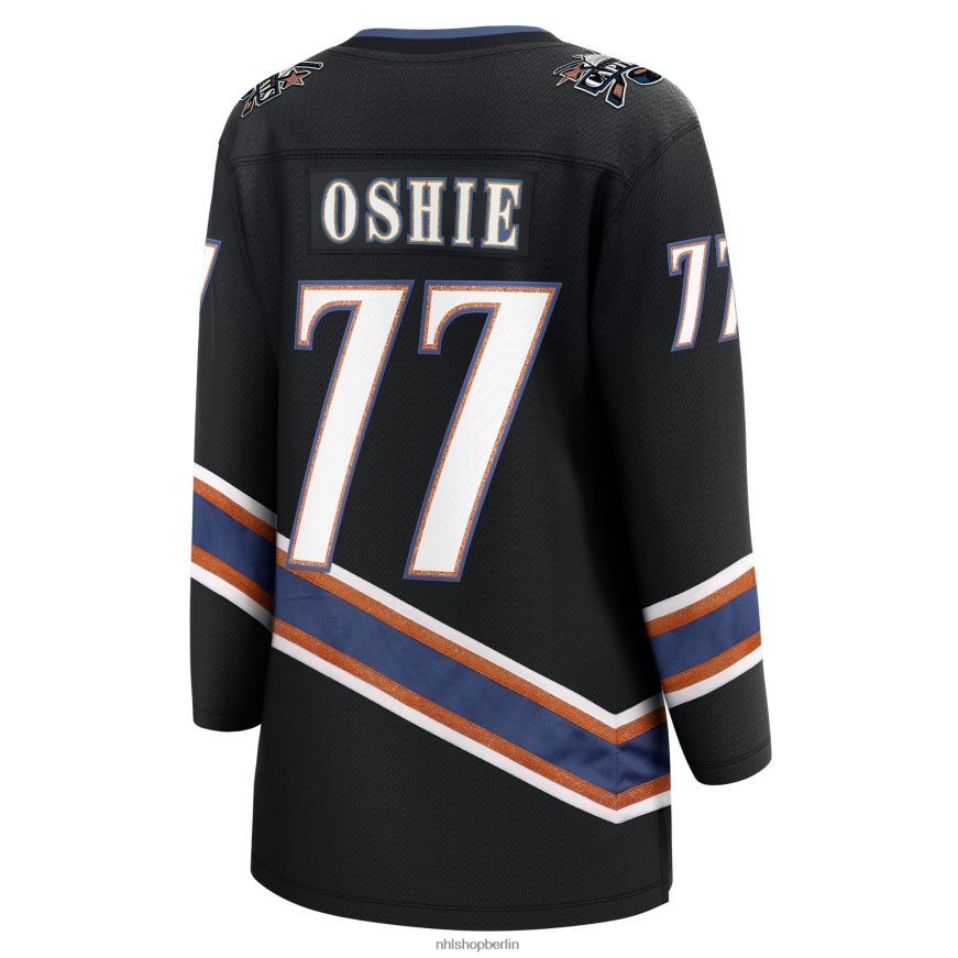Frauen NHL Washington Capitals TJ Oshie Fanatics gebrandetes schwarzes Special Edition 20 Breakaway-Spielertrikot Kleidung BF680T516