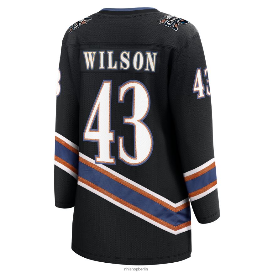 Frauen NHL Washington Capitals Tom Wilson Fanatics Branded Black Special Edition 20 Breakaway-Spielertrikot Kleidung BF680T496