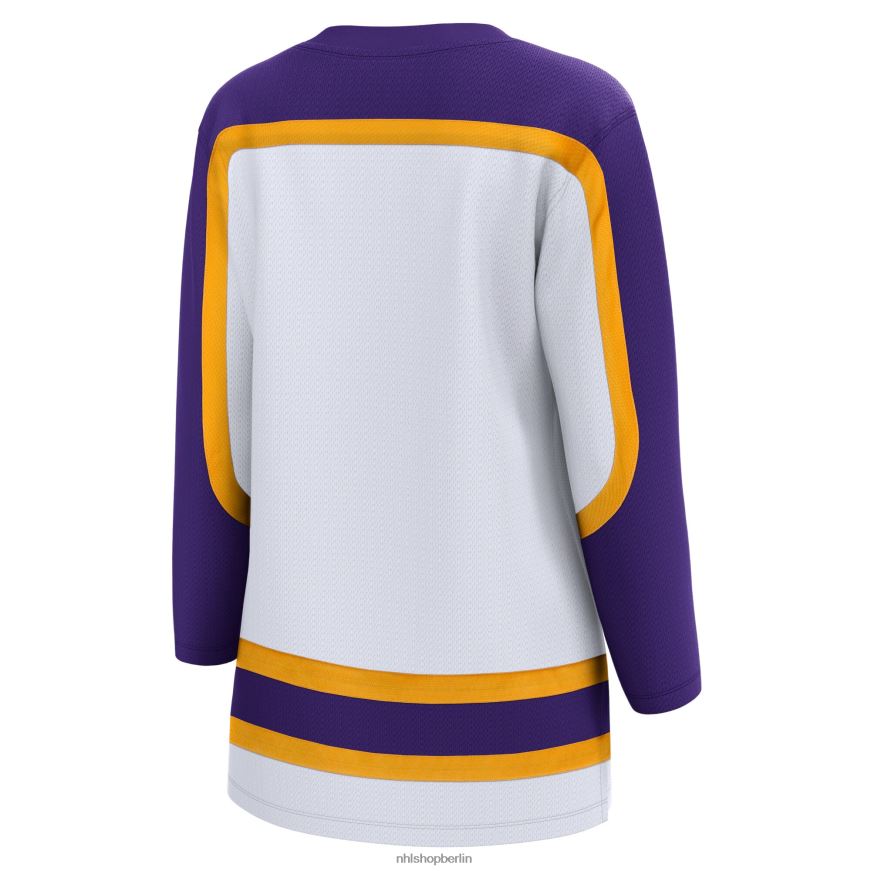 Frauen NHL Weißes Special Edition 20 Breakaway Blanko-Trikot der Los Angeles Kings mit Fanatics-Logo Kleidung BF680T1150