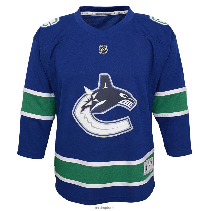 Jugend NHL Blaues Replica-Trikot der Vancouver Canucks Kleidung BF680T1570