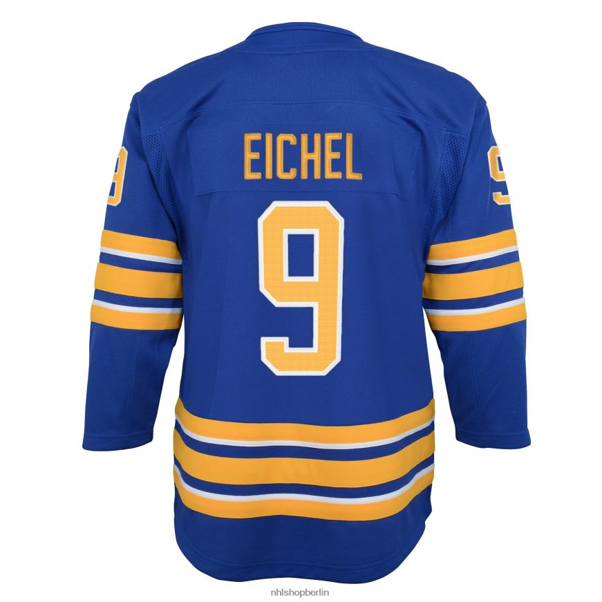 Jugend NHL Buffalo Sabres Jack Eichel Royal Heim-Premier-Spieler-Trikot Kleidung BF680T1595