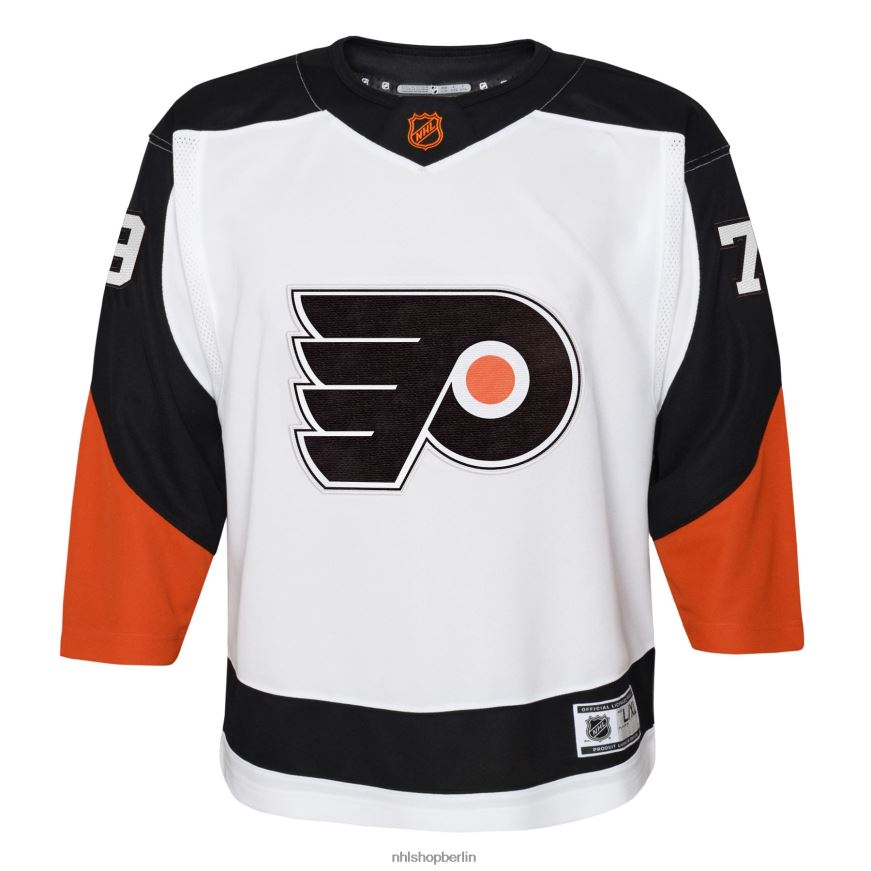 Jugend NHL Philadelphia Flyers Carter Hart White Special Edition 20 Premier-Spieler-Trikot Kleidung BF680T717