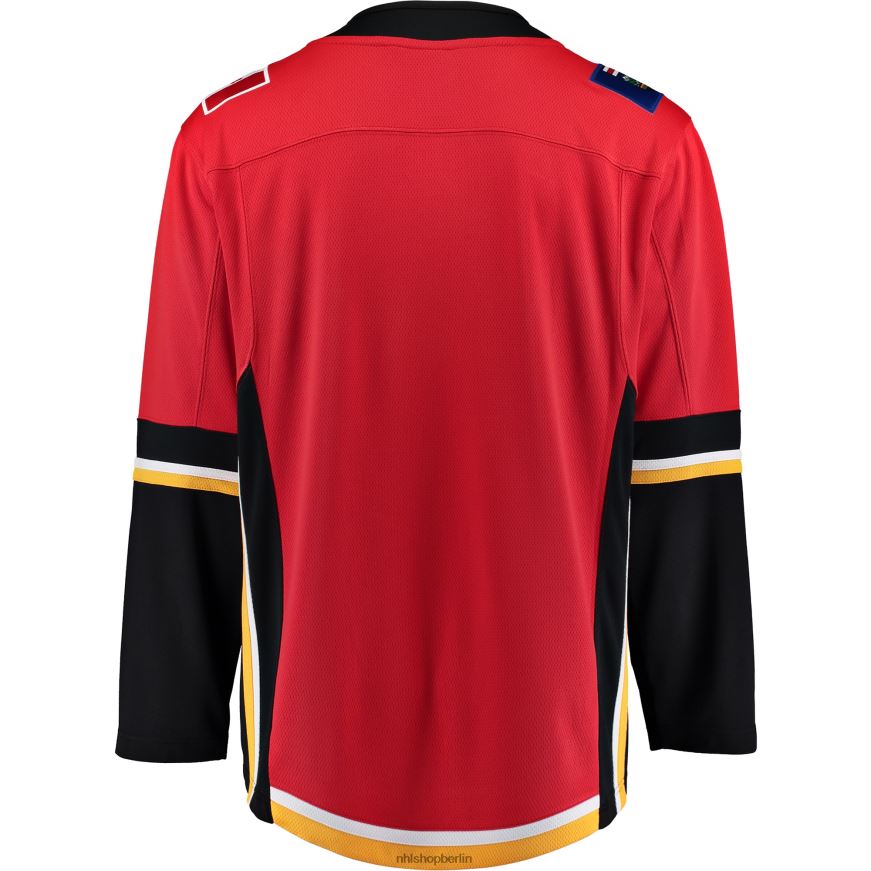 Jugend NHL Rot/Schwarzes Premier Breakaway Alternative-Trikot der Calgary Flames Fanatics Kleidung BF680T1346