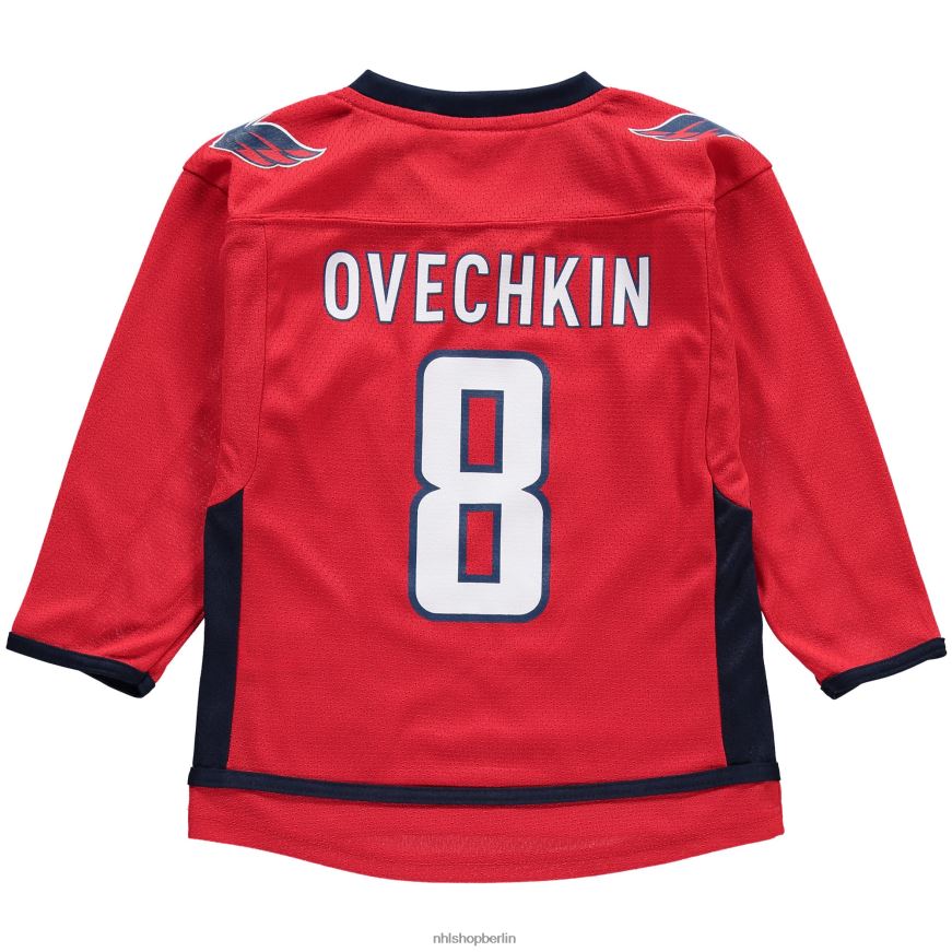 Jugend NHL Vorschul-Washington Capitals Alexander Ovechkin rotes Replika-Spielertrikot Kleidung BF680T366