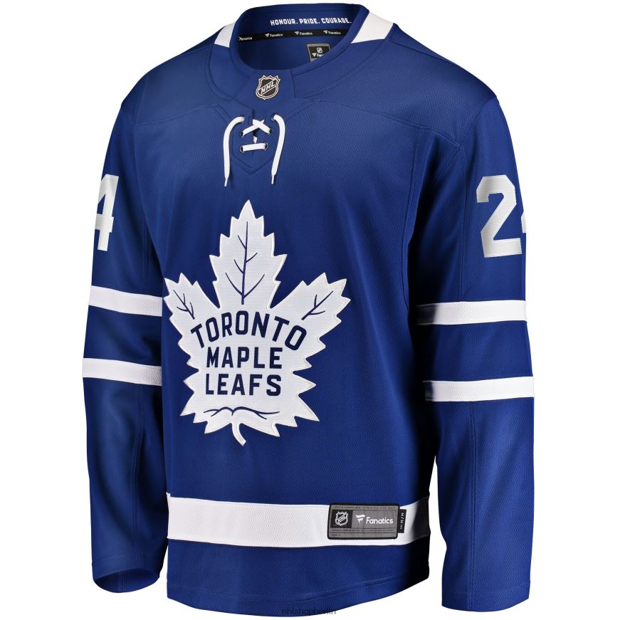 Männer NHL Blaues Breakaway-Heimtrikot der Toronto Maple Leafs mit Wayne Simmonds Fanatics-Logo Kleidung BF680T999