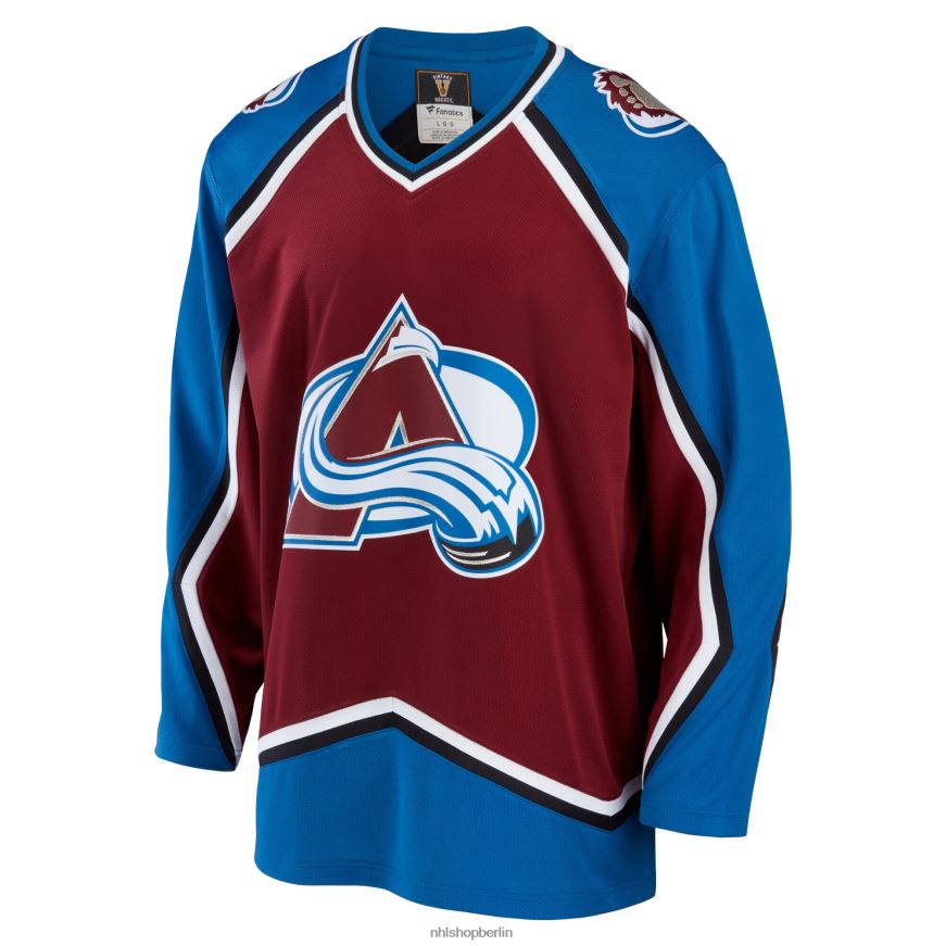 Männer NHL Burgunder Premier Breakaway Heritage-Trikot der Colorado Avalanche Fanatics Kleidung BF680T695