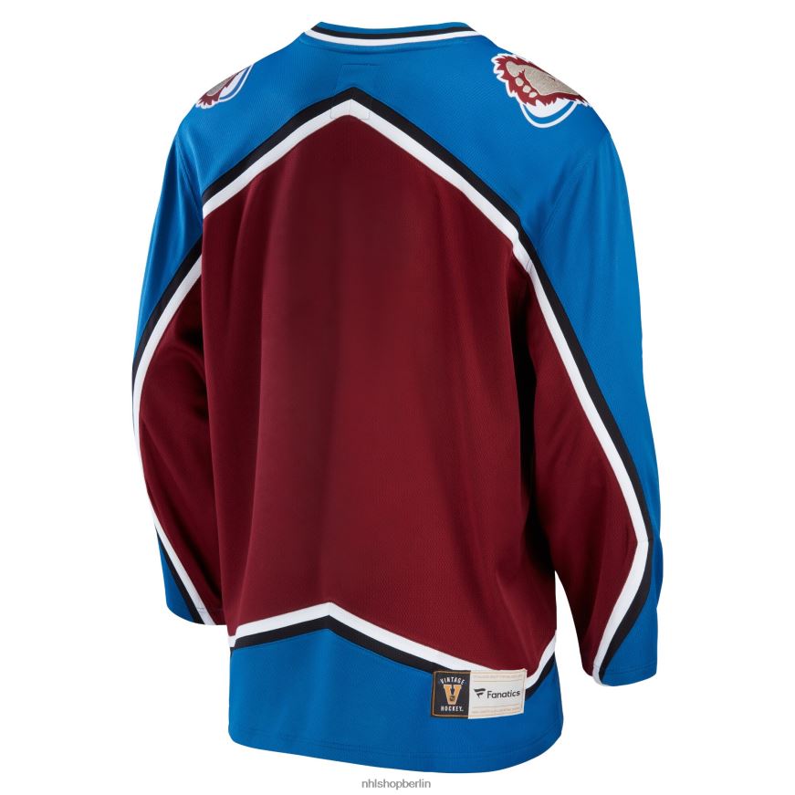Männer NHL Burgunder Premier Breakaway Heritage-Trikot der Colorado Avalanche Fanatics Kleidung BF680T695