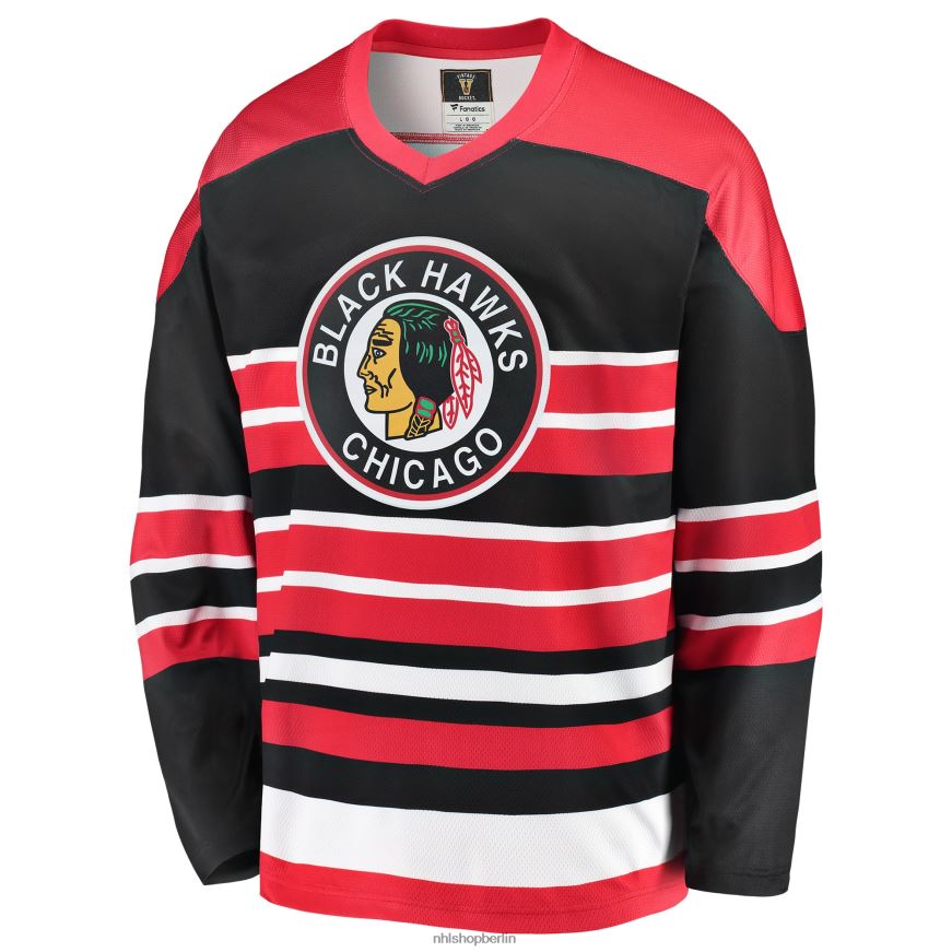 Männer NHL Chicago Blackhawks Bobby Hull Fanatics gebrandetes rotes Premier Breakaway-Spielertrikot im Ruhestand Kleidung BF680T1041