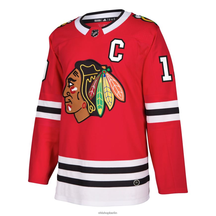 Männer NHL Chicago Blackhawks Jonathan Toews adidas rotes authentisches Spielertrikot Kleidung BF680T1482