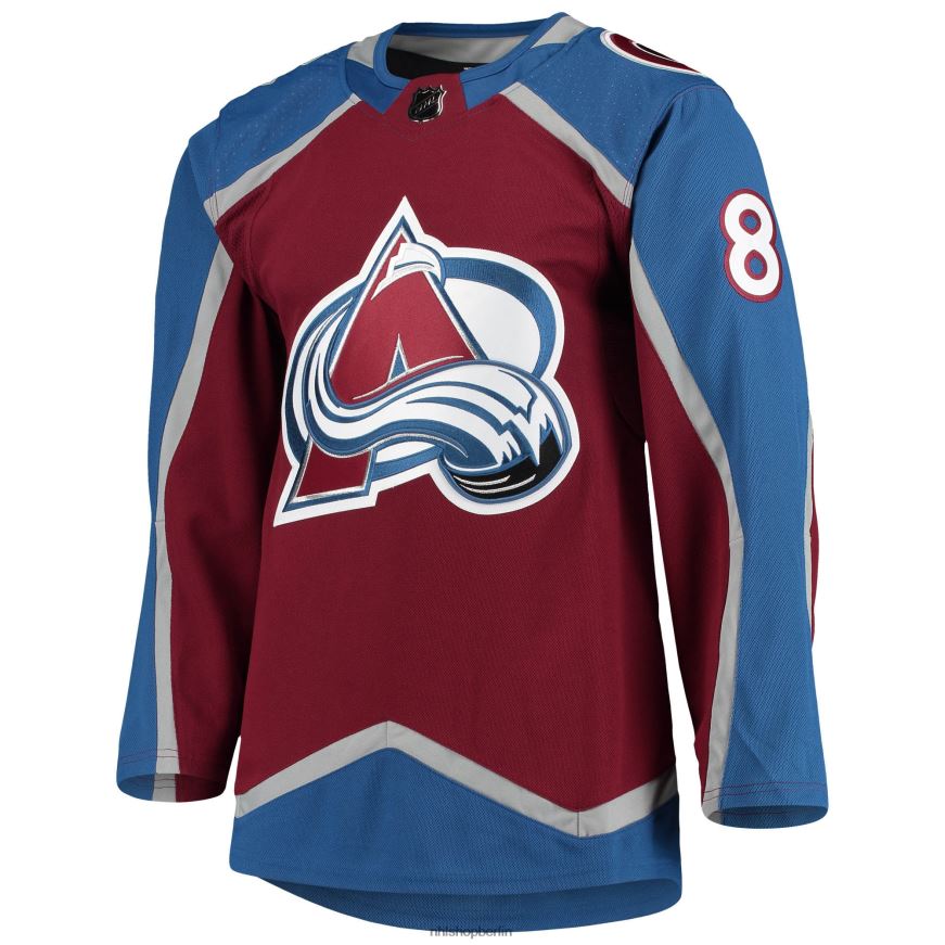 Männer NHL Colorado Avalanche Cale Makar Adidas Burgundy Home Primegreen authentisches Pro-Spieler-Trikot Kleidung BF680T143