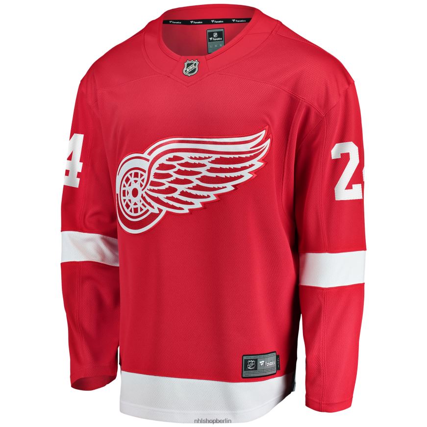 Männer NHL Detroit Red Wings Pius Suter Fanatics-gebrandetes rotes Home-Breakaway-Spielertrikot Kleidung BF680T1970