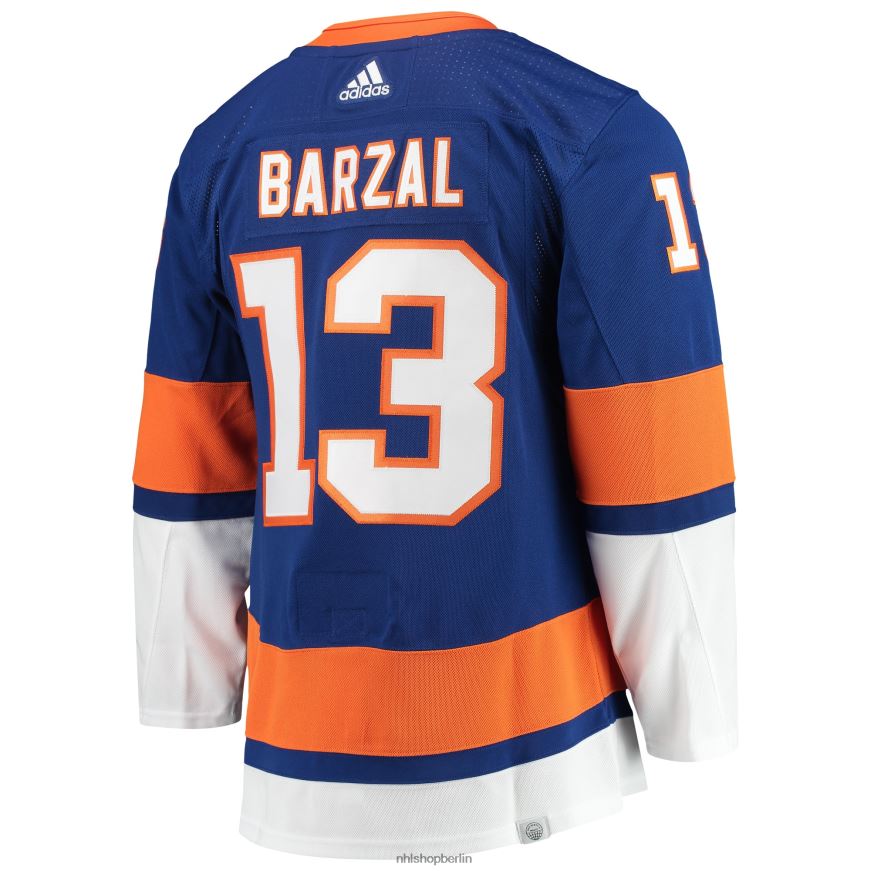 Männer NHL New York Islanders Mathew Barzal adidas Royal Home Primegreen Authentisches Pro-Spieler-Trikot Kleidung BF680T541
