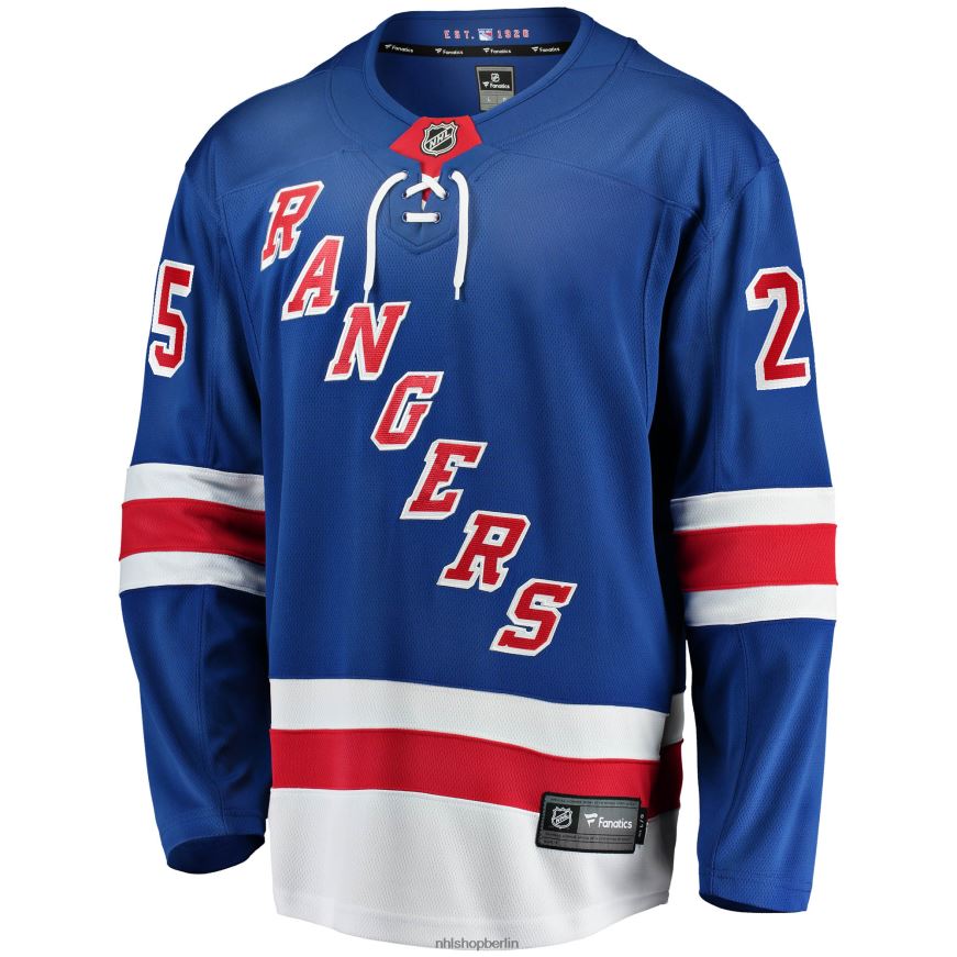 Männer NHL New York Rangers Libor Hajek Fanatics Branded Blue 2017/18 Heim-Breakaway-Replika-Trikot Kleidung BF680T2313