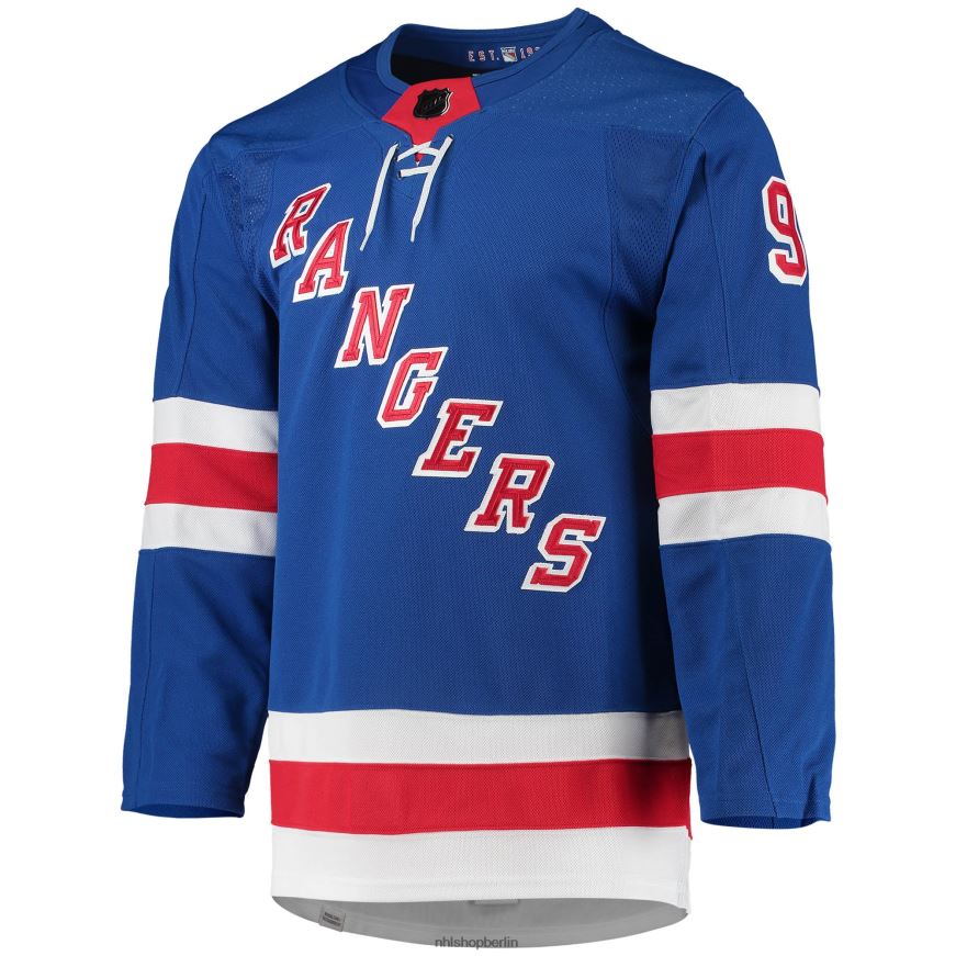 Männer NHL New York Rangers Mika Zibanejad adidas Blue Home Primegreen Authentic Pro Player Jersey Kleidung BF680T64