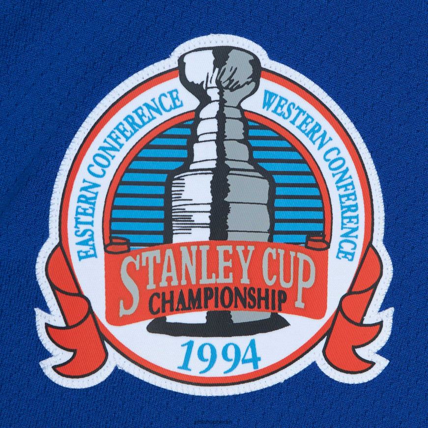 Männer NHL New York Rangers Mike Richter Mitchell  Ness Blue 1993 Blue Line Spielertrikot Kleidung BF680T538