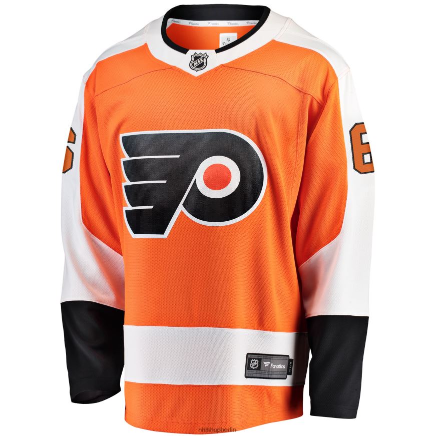 Männer NHL Orangefarbenes Breakaway-Heimtrikot der Philadelphia Flyers mit Fanatics-Logo von Travis Sanheim Kleidung BF680T2322