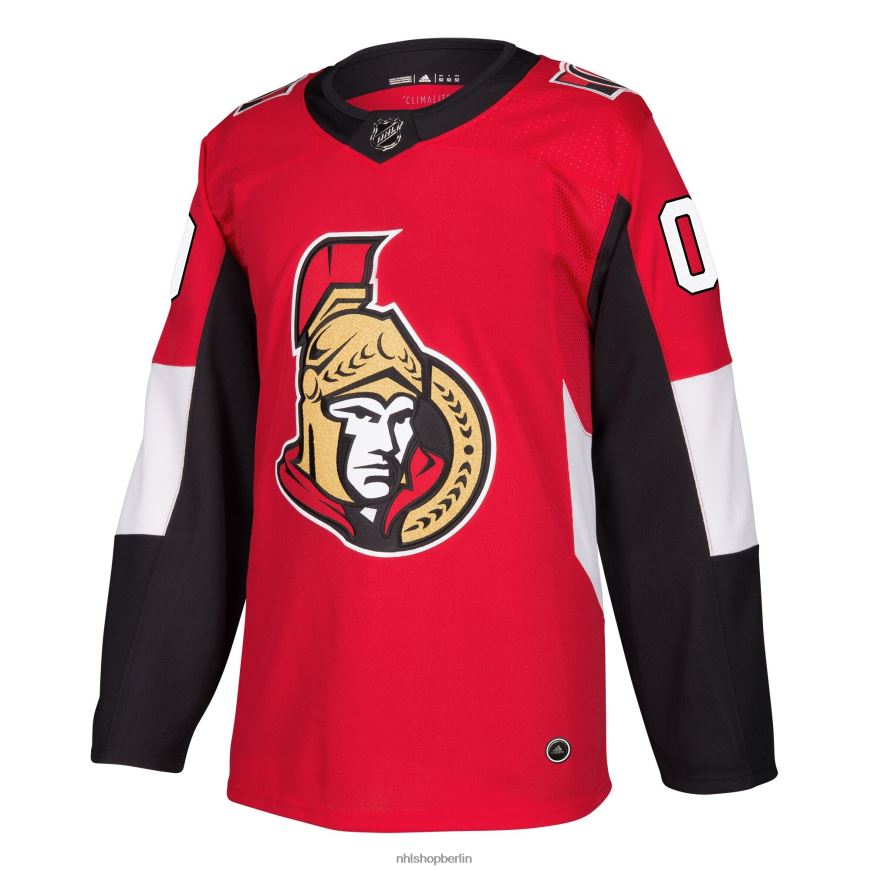Männer NHL Ottawa Senators adidas rotes authentisches individuelles Trikot Kleidung BF680T2057