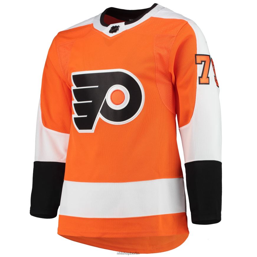 Männer NHL Philadelphia Flyers Carter Hart Adidas Orange Home Primegreen authentisches Pro-Spieler-Trikot Kleidung BF680T668