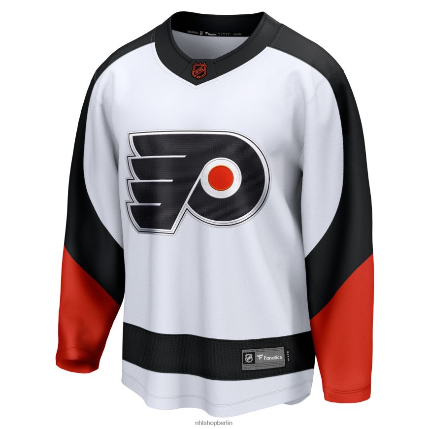 Männer NHL Philadelphia Flyers Fanatics Branded White Special Edition 20 Breakaway Blanko-Trikot Kleidung BF680T607