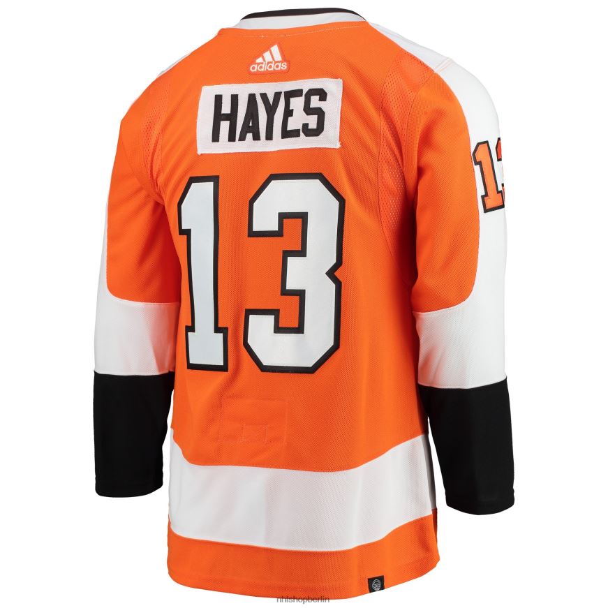Männer NHL Philadelphia Flyers Kevin Hayes Adidas Orange Home Primegreen Authentic Pro Player Jersey Kleidung BF680T1484