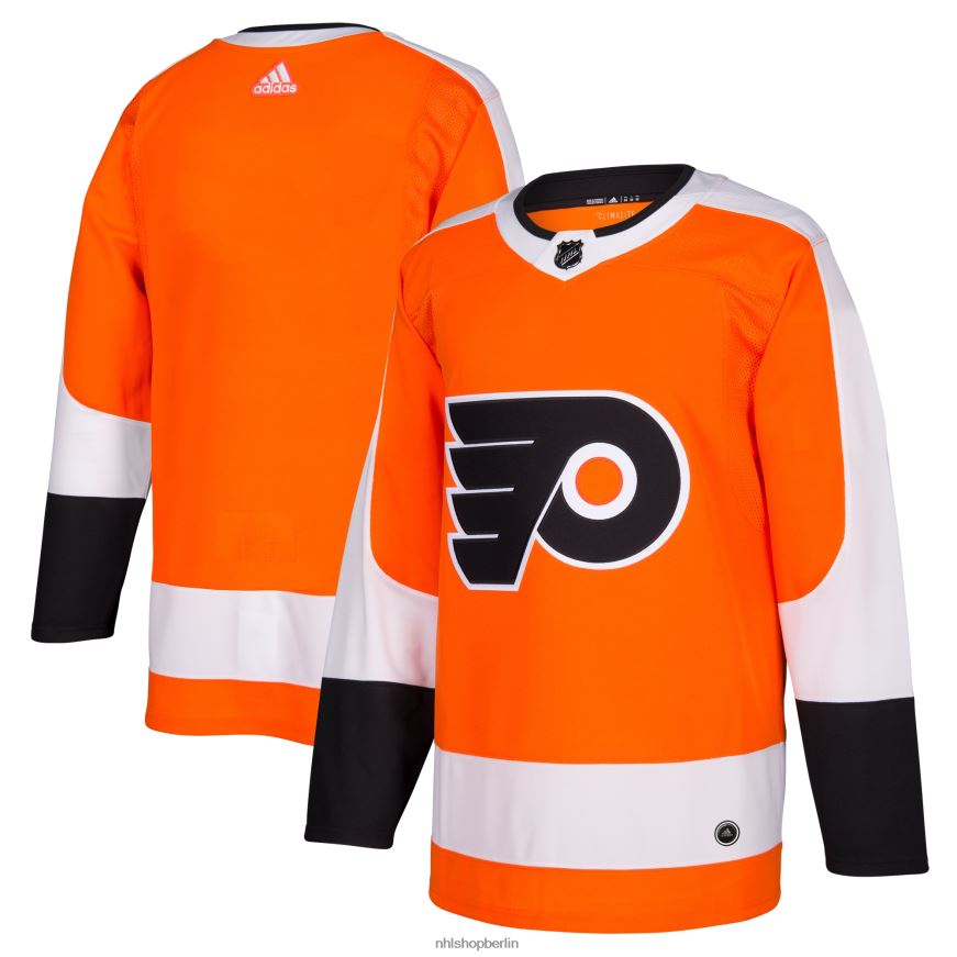 Männer NHL Philadelphia Flyers adidas Orange Home Authentic Blank Jersey Kleidung BF680T1832