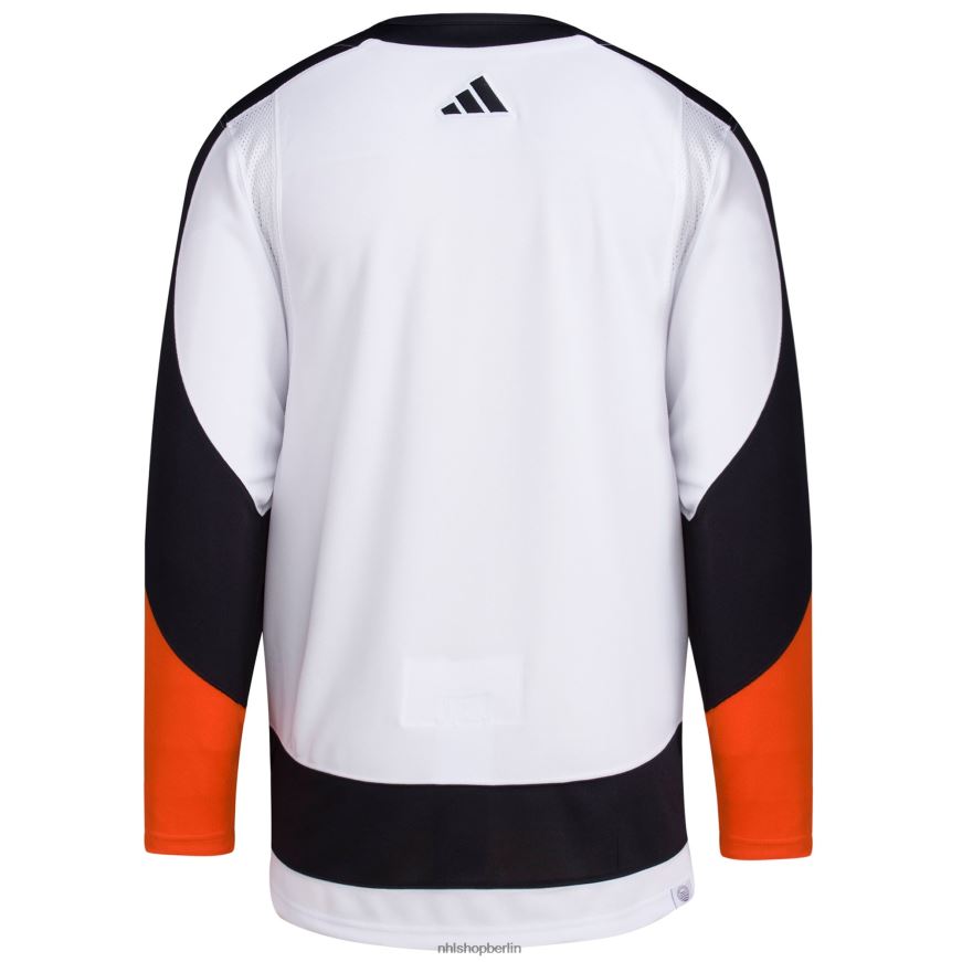 Männer NHL Philadelphia Flyers adidas White Reverse Retro 20 Authentic Blank Jersey Kleidung BF680T871