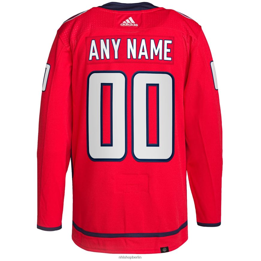 Männer NHL Washington Capitals adidas Red Home Primegreen Authentic Pro Custom Trikot Kleidung BF680T2186