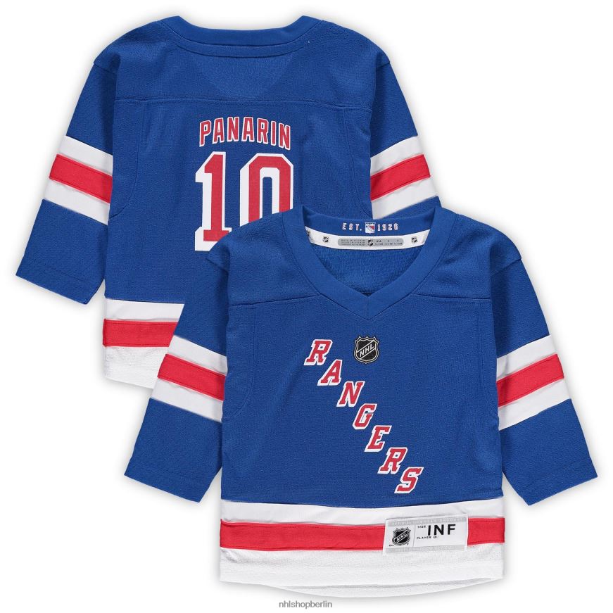 Säugling NHL New York Rangers Artemi Panarin Blaues Heim-Replika-Spielertrikot Kleidung BF680T141