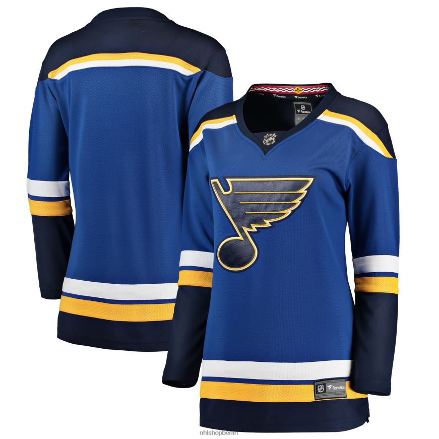 Frauen NHL st. Blaues Breakaway-Heimtrikot mit Louis Blues Fanatics-Logo Kleidung BF680T482