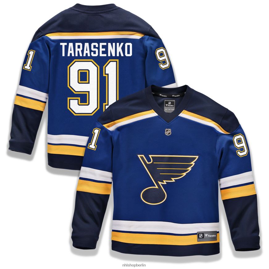 Jugend NHL st. Louis Blues Vladimir Tarasenko Fanatics-gebrandetes blaues Replica-Spielertrikot Kleidung BF680T733