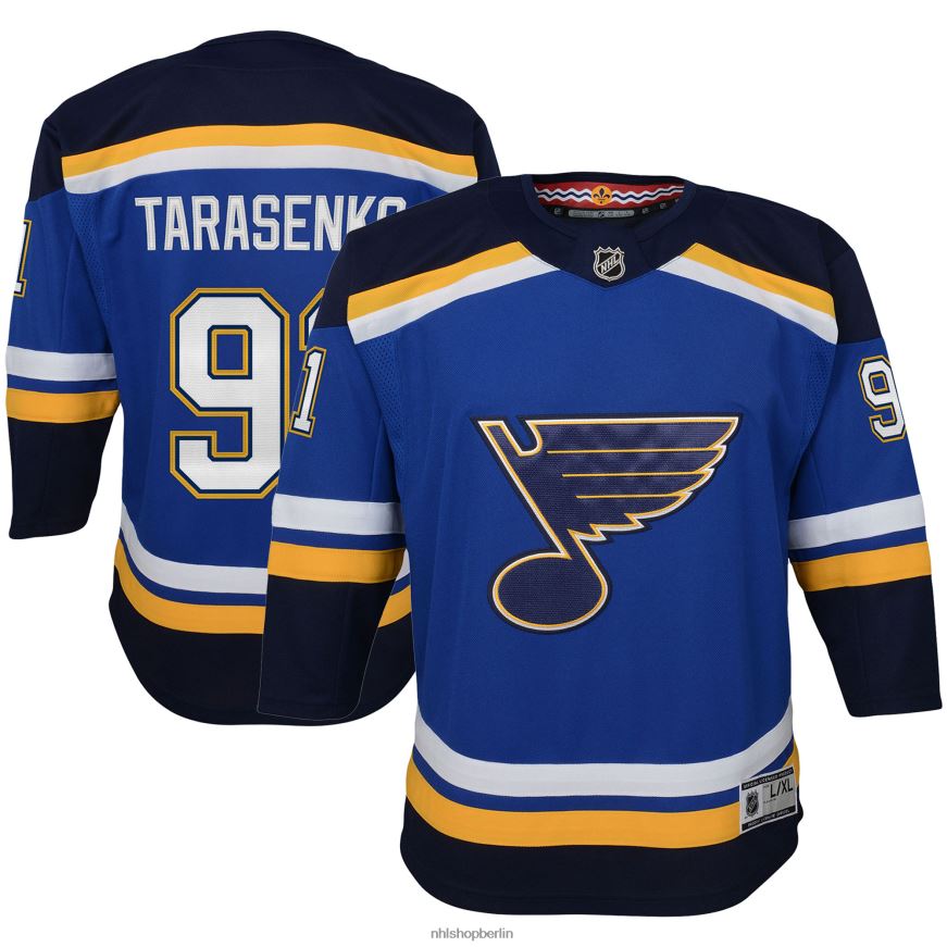 Jugend NHL st. Louis Blues Vladimir Tarasenko blaues Premier-Spieler-Heimtrikot Kleidung BF680T783