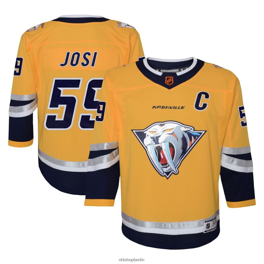 Jugend NHL Das Premier-Spieler-Trikot der Nashville Predators Roman Josi in Gelb, Special Edition 2.0 Kleidung BF680T876