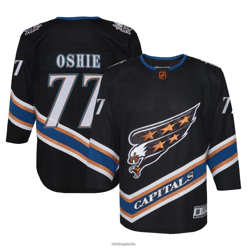 Jugend NHL Washington Capitals TJ Oshie Black Special Edition 2.0 Premier-Spieler-Trikot Kleidung BF680T676