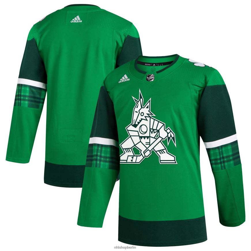 Männer NHL adidas kelly green 2023 st. Patrick's Day Primegreen authentisches Trikot Kleidung BF680T478