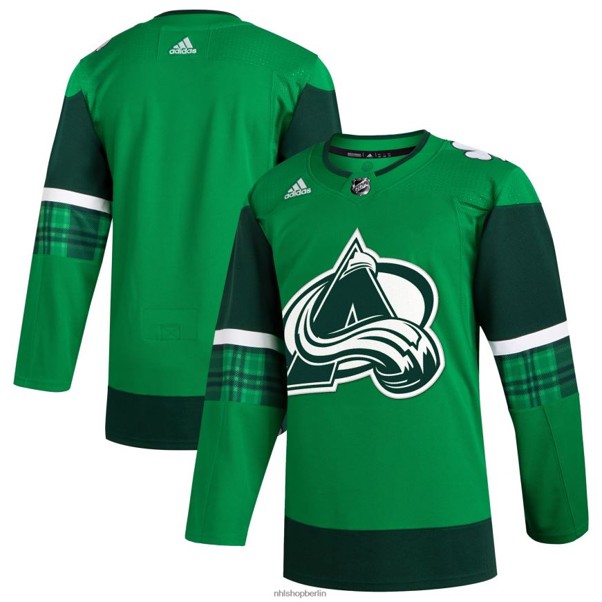 Männer NHL adidas kelly green 2023 st. Patrick's Day Primegreen authentisches Trikot Kleidung BF680T656