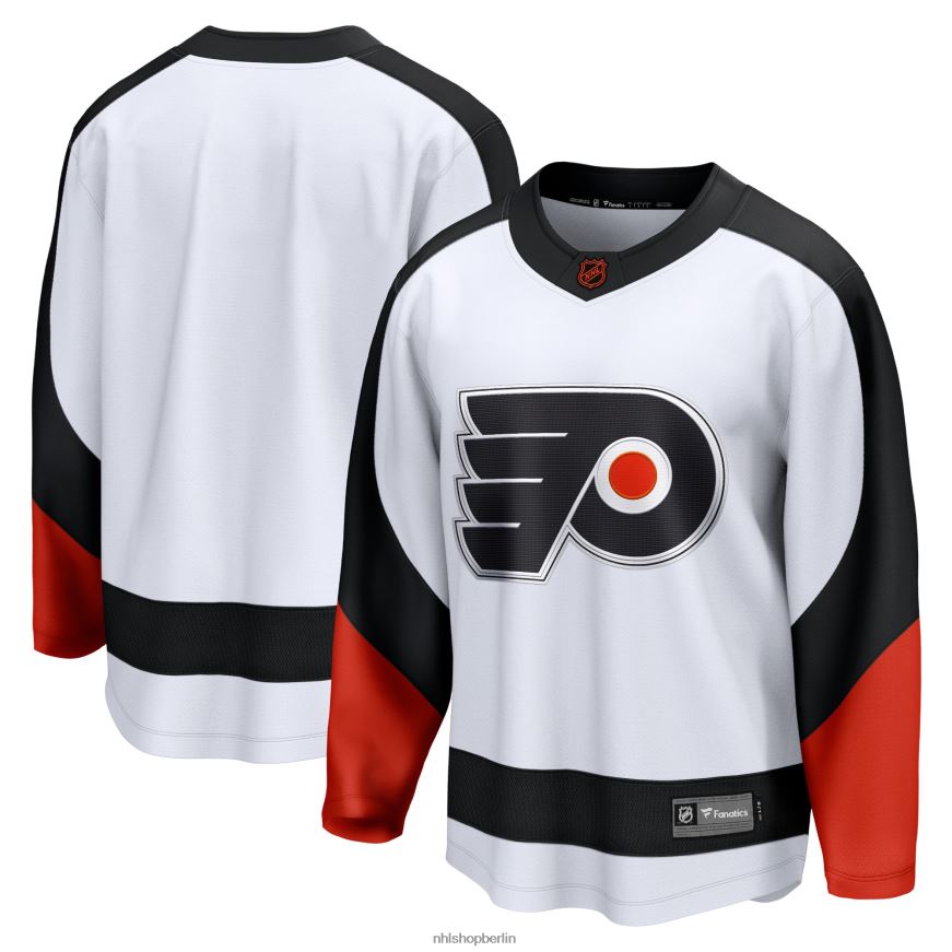 Männer NHL Philadelphia Flyers Fanatics Branded White Special Edition 2.0 Breakaway Blanko-Trikot Kleidung BF680T607