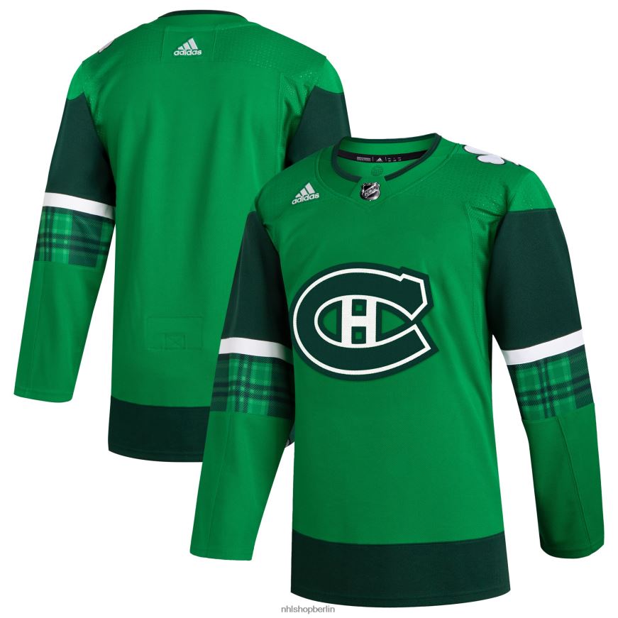 Männer NHL adidas kelly green 2023 st. Patrick's Day Primegreen authentisches Trikot Kleidung BF680T1267
