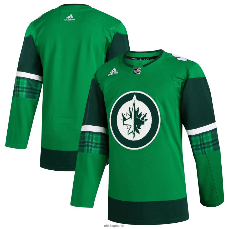Männer NHL adidas kelly green 2023 st. Patrick's Day Primegreen authentisches Trikot Kleidung BF680T1529