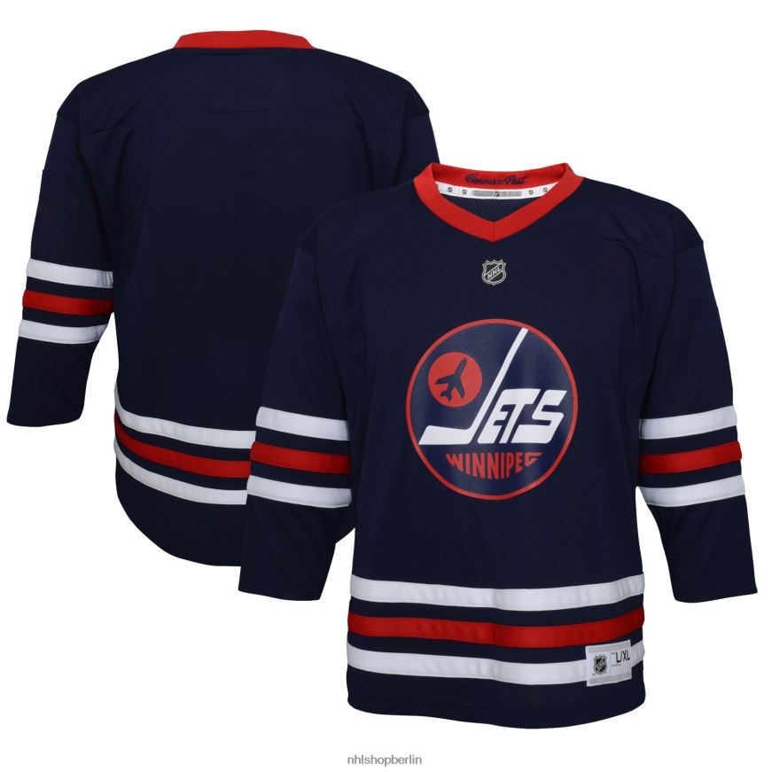 Säugling NHL Winnipeg Jets Navy 2021/22 alternatives Replika-Trikot Kleidung BF680T1451